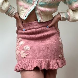 Loveshackfancy sweater skirt